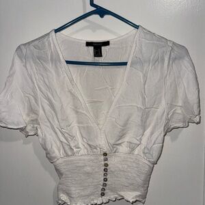 Forever 21 White Women's Top